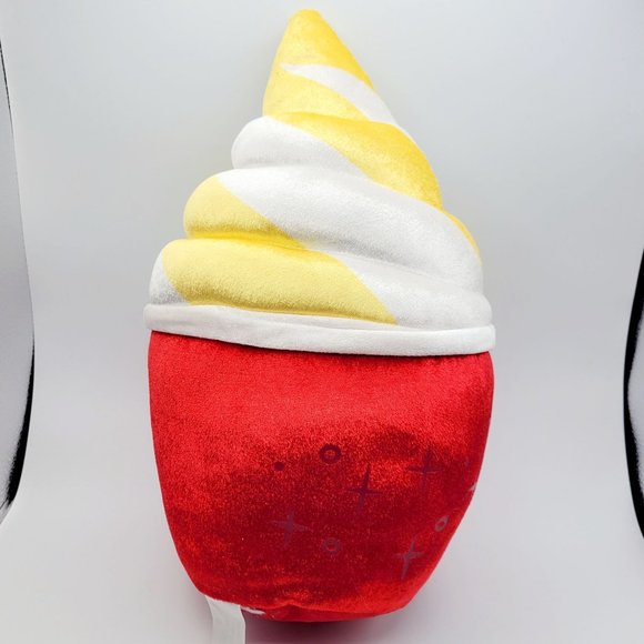 Disney Parks Dole Whip Swirl Soft Serve Plush Pillow Food Icons Scented 18" - Picture 4 of 8